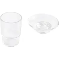 Beliani ZARUMA - 6-delige badkamer hardware set - Zilver - Aluminium
