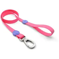 Morsø hondenriem waterproof gerecycled passion pink roze 100x2,5 cm