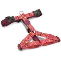 Morsø hondentuig h-tuig gerecycled pink think roze 50-70x1,5 cm