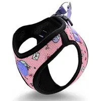 Morsø tuig voor hond body mesh gerecycled sweet tweet roze 50-56 cm