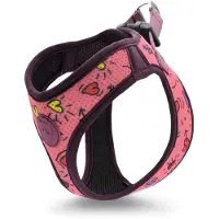 Morsø tuig voor hond body mesh gerecycled pink think roze 30-35 cm