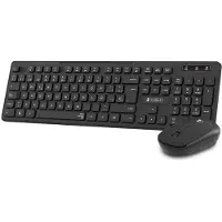 Subblim Toetsenbord en draadloze muis Subblim SUBKBC-CSSW10 Zwart Qwerty Spaans QWERTY