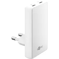 Goobay Flat USB-C Oplader 45W - Ruimtebesparend 90 Design
