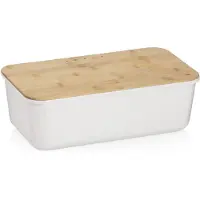 kela Broodtrommel Apart Met Deksel als Snijplank Wit