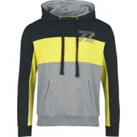 Metallica Trui met capuchon - EMP Signature Collection - M tot XXL - voor Mannen - zwart-grijs-geel - Maat M