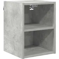 vidaXL Hangkast Beton Grijs 30 x 29,5 x 40 cm Bewerkt hout