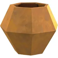 vidaXL Plantenbak 2 st Roestkleurig 50 x 50 x 40 cm weervast staal