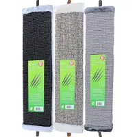 Gebr. De Boon Sisal krabplank met pluche en catnip large - 14 cm x 63 cm Klimmeubels