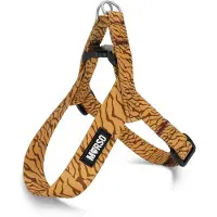 Morsø mini hondentuig verstelbaar gerecycled jungle drum oranje 24-32x1,5 cm