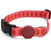Morsø halsband voor hond gerecycled lipstick roze 30-42x1,5 cm