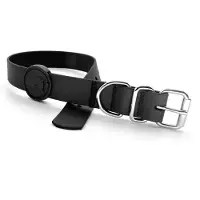 Morsø halsband voor hond waterproof gerecycled black zwart 42-50x1,5 cm