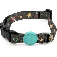 Morsø halsband hond gerecycled ink tank groen 30-42x1,5 cm