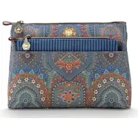 Pip studio Toilettas Set Caryn Cosmetic Bag Combi Jabali Blue