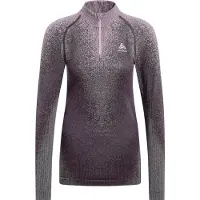 Odlo - Blackcomb Eco Half Zip Turtle Neck - Thermoshirt - Paars Dames - Maat XL