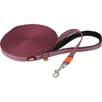 Zolux bvk sleeplijn voor hond plat rood 10 mtr 1,5 cm