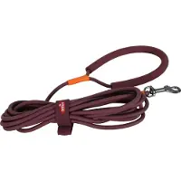 Zolux bvk sleeplijn voor hond rond siliconen rood 15 mtr x 0,6 cm