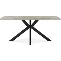 Molecule Ovale eettafel Apollo 180 cm sintered stone shakespear beige