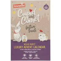 Rosewood 12x Knaagdiersnack Cupid & Comet Adventkalender Veggie Burst 120 gr