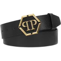 Philipp Plein Riem 'Hexagon' zwart