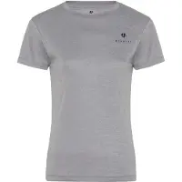 MOROTAI Functioneel shirt 'Naka' grijs gemêleerd / zwart