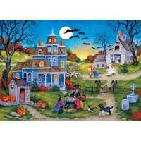 Masterpieces Halloween-puzzel van 1000 stukjes - Drie kleine heksen - 19,25x26,75"