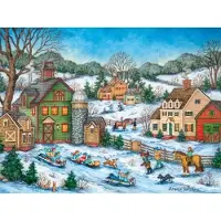 Masterpieces Heartland Collectie - Snowball Ambush 550 stukjes Puzzel