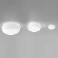 Artemide Wandlampe , Itka, dimbare, Wit, Woonkamer, Glas, Modern