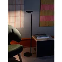 Flos Vloerlampe , dimbare, Grijs, Woonkamer, Aluminium