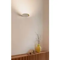 Luce Plan Wandlampe , Wit, Woonkamer, Aluminium
