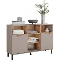 Vicco Marelle Sideboard – 120 x 81.3 cm met 2 deuren Grijs/Artisan