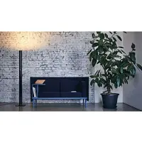 Artemide Vloerlampe , dimbare, Zwart, Woonkamer, Aluminium