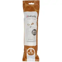 Brabantia 10x Perfectfit Vuilniszak Met Trekbandsluiting Code X 12 Liter 20 Zakken