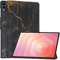 IMoshion Design Trifold Bookcase voor de Samsung Galaxy Tab S11 Ultra - Black Marble