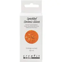 Adlibris keramiek glazuur Orange Sun 60ml voor keramiek projecten.