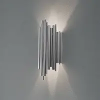 Opviq Wandlamp Reis, dimbaar, chroom / zilver, Woon-/ Eetkamer, metaal, wandlamp