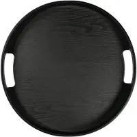 Sagaform Hanna dienblad rond Ø35 cm Zwart