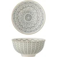Bloomingville Maple schalen blauw set van 6 stuks - 82057694