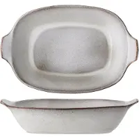 Bloomingville Sandrine serveerschaal grijs- L42,5xH9xW27,5 cm