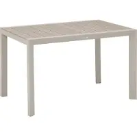 Hespéride Tuintafel voor 4 personen van aluminium met houtlook ÉVASION