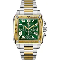 Gc Analoog horloge 'RetroFit' goud / groen / zilver