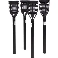 Benson Tuinlamp Fakkel Solar 4 Delig - 39 cm