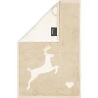Cawö Gastendoek Alpenchic Edition Deer Nature (Set van 6)