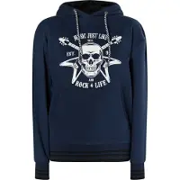 MyMo ROCKS Sweatshirt 'Blonda' marine / wit