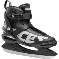 Roces – Big Icy 2 – IJshockeyschaatsen – Schaatsen Heren – Zwart Wit – Comfort Foam Padding & Verstevigde Hielsupport – Maat EU 52