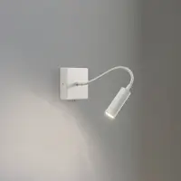 Argon Wandlamp Ojos, crème / amber, Slaapkamer, metaal, Modern, wandlamp
