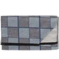 Tresanti BELMONTE Checker double face viscose sarf Blue (TRSCHE187 - 800)