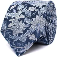 Tresanti CROTONE Flower tie Blue (TRTIIE342 - 800)