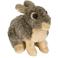 Wild republic knuffel konijn junior 30 cm pluche lichtbruin
