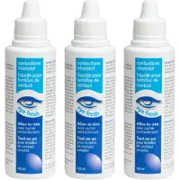 Eye fresh - 3 x 100 ml - Alles-in-één Lenzenvloeistof voor zachte contactlenzen - Voordeelverpakking
