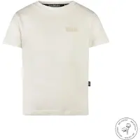 Koko Noko T-shirt ecru Jongens Katoen Ronde hals Effen - maat 134